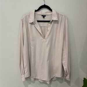 Ann Taylor|  V Neck Long Sleeve Blouse | Size X Large